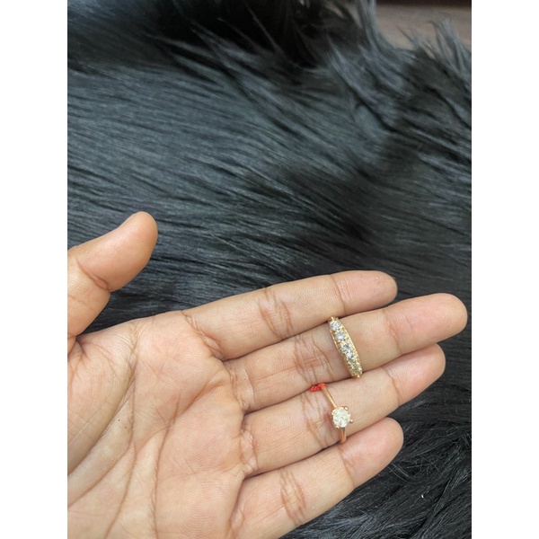 cincin berlian listring dan mata satu