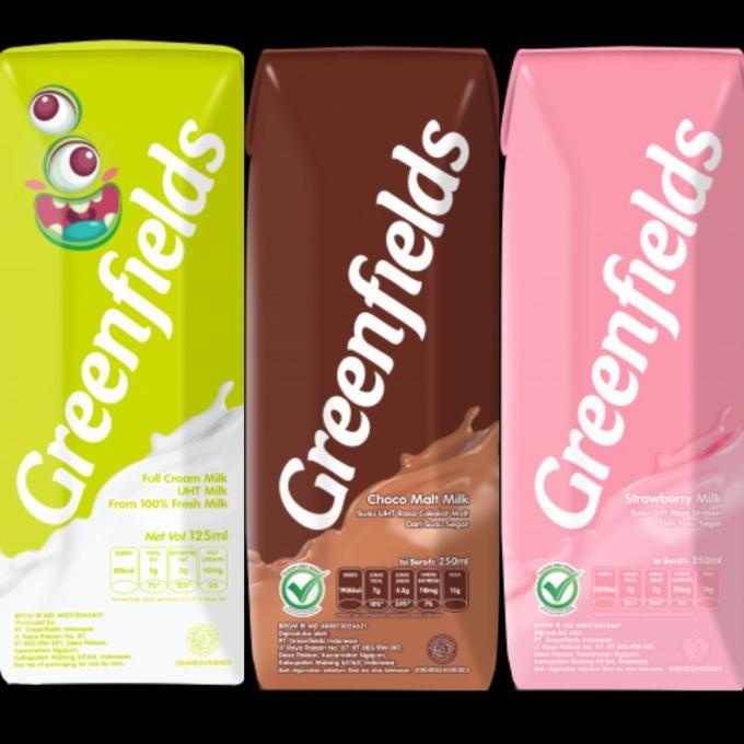 

BISA COD Susu Greenfields UHT 125ml @ 40pcs - strawberry