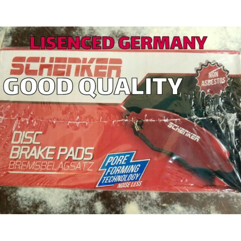 1Set SCHENKER BRAKE PAD DEPAN MITSUBISHI XPANDER