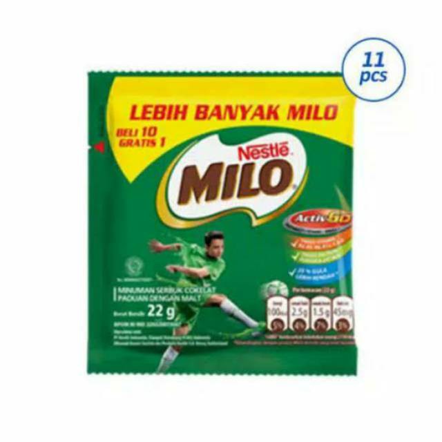 Milo Activ-Go Susu Coklat 11x22gr