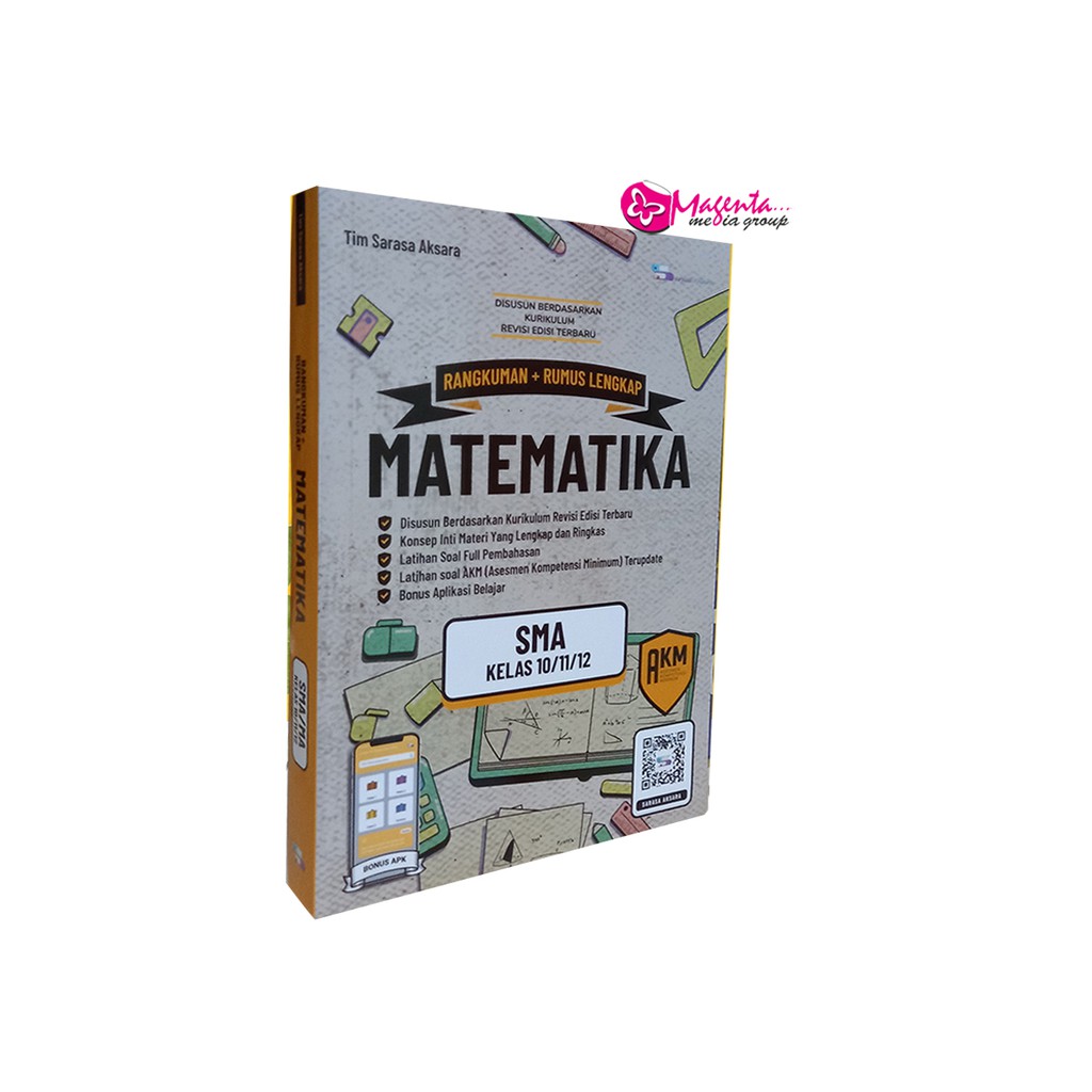 BUKU MATEMETIKA SMA : RANGKUMAN + RUMUS LENGKAP MATEMATIKA KELAS 10 11 12