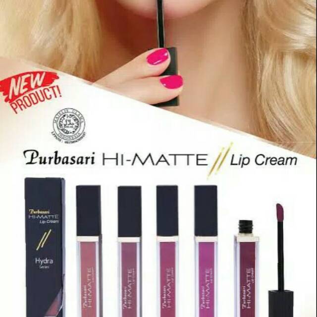 Purbasari Hi-matte Lip Cream / Lip Cream Hi-Matte Purbasari