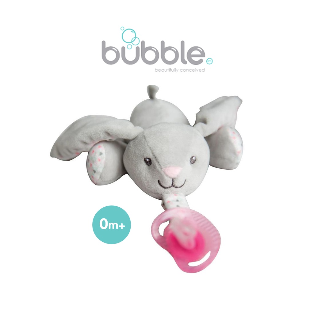 Bubble Pacifier Holder - Bella the Bunny / Sparkle the Unicorn / Flash the Fox - Selimut Dan Empeng Anak Baby Bayi Dot