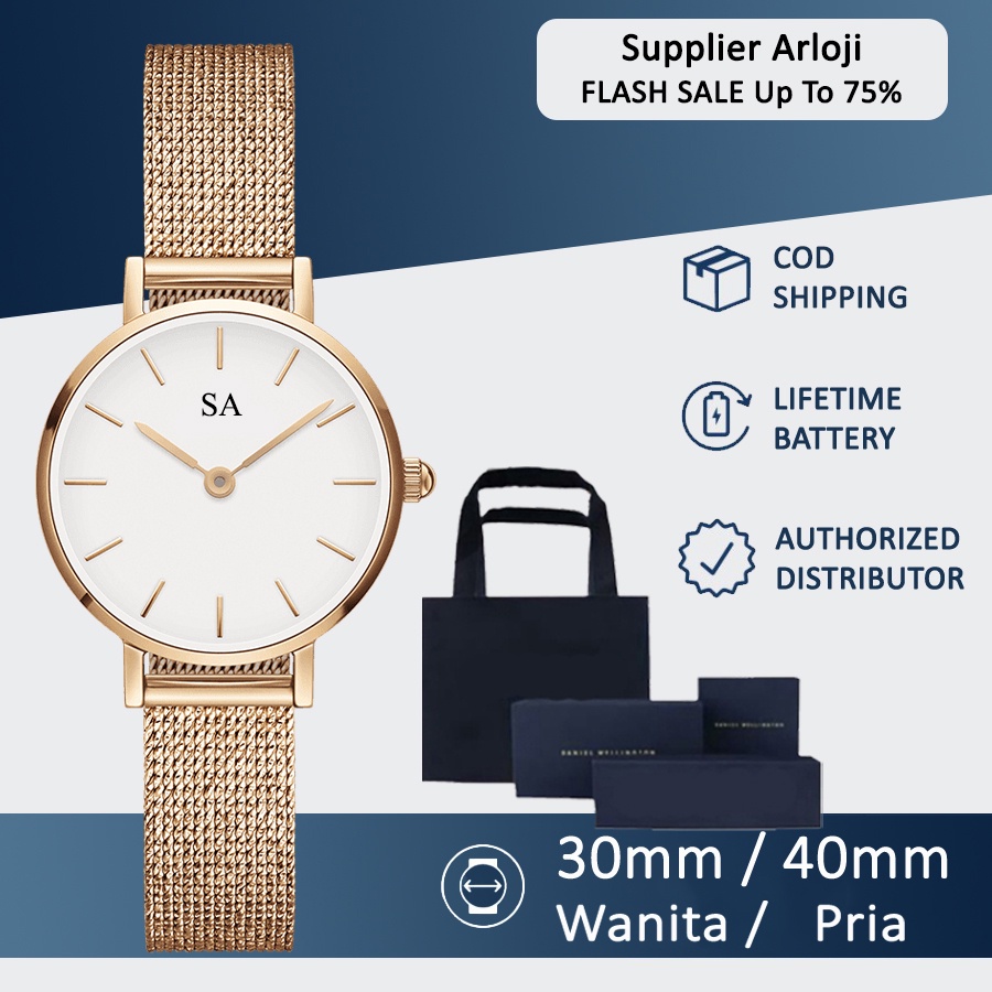 [ COD ] JAM TANGAN FASHION WANITA Q11-0978 RANTAI PASIR  FREE BATERAI || GROSIRAN JAM TANGAN FASHION PRIA TERLARIS ( BISA UNTUK KADO ) JAMINAN HARGA GROSIR !!!-Rosegold Putih