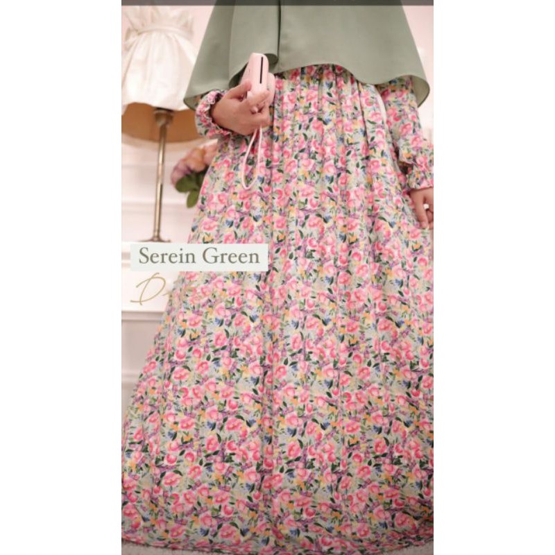 Ditsy Serein Green Nightgown size S