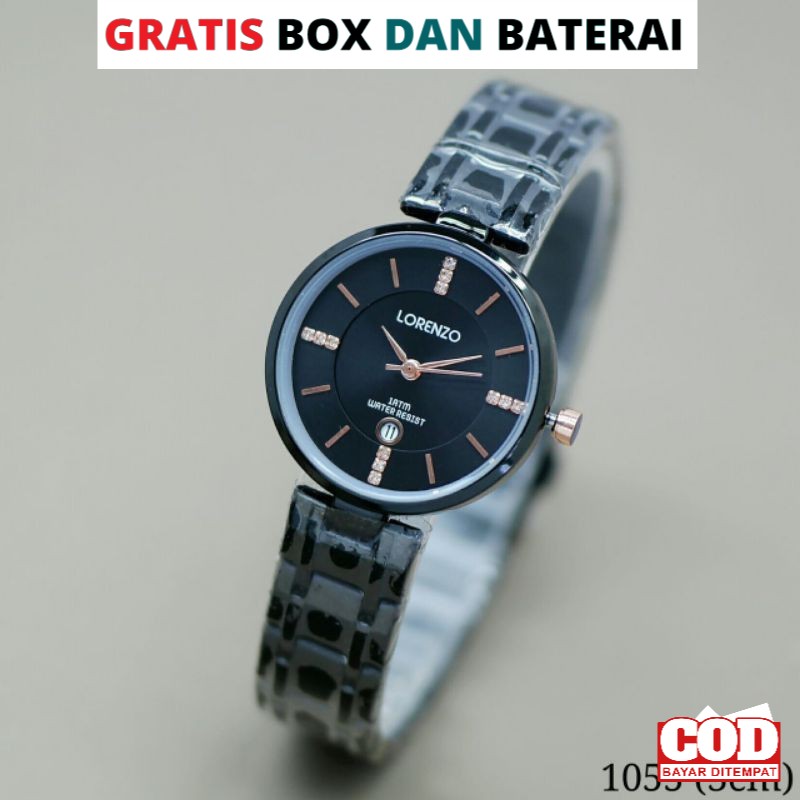 Jam Tangan Cewek Rantai Kecil Stainless Stell Include Box