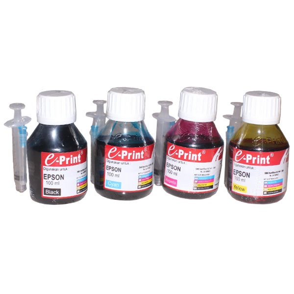Jual TINTA PRINTER EPSON REFFIL 100ML DARI EPRINT | Shopee Indonesia