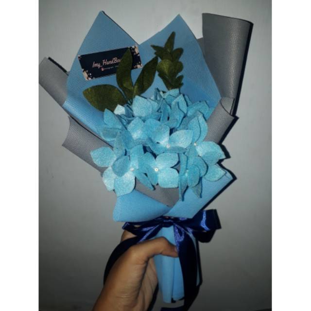 Buket bunga flanel / bunga flanel / buket wisuda