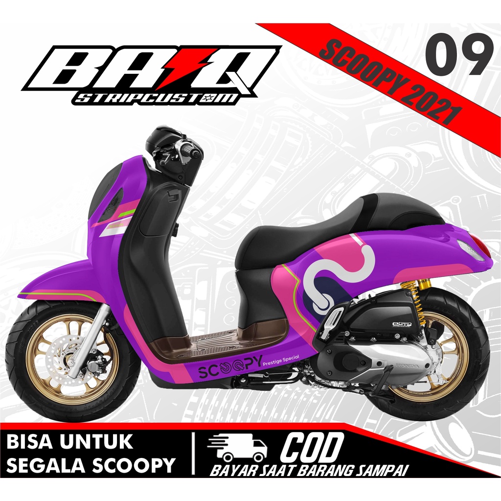 Decal Scoopy full body Full Blok Decal Scopy 2021 Decal NEW LIST PRISTIGE SPECIAL (09)