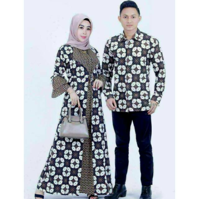 COUPLE BATIK KELUARGA GAMIS LONCENG MODEL JAZZ GAMIS JAZZY COUPLE GAMIS BATIK KERAH JAZZ BATIK MURAH