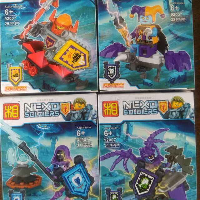 LEGO NEXO SOLDIERS MAINAN EDUKASI ANAK MAINAN RAKIT