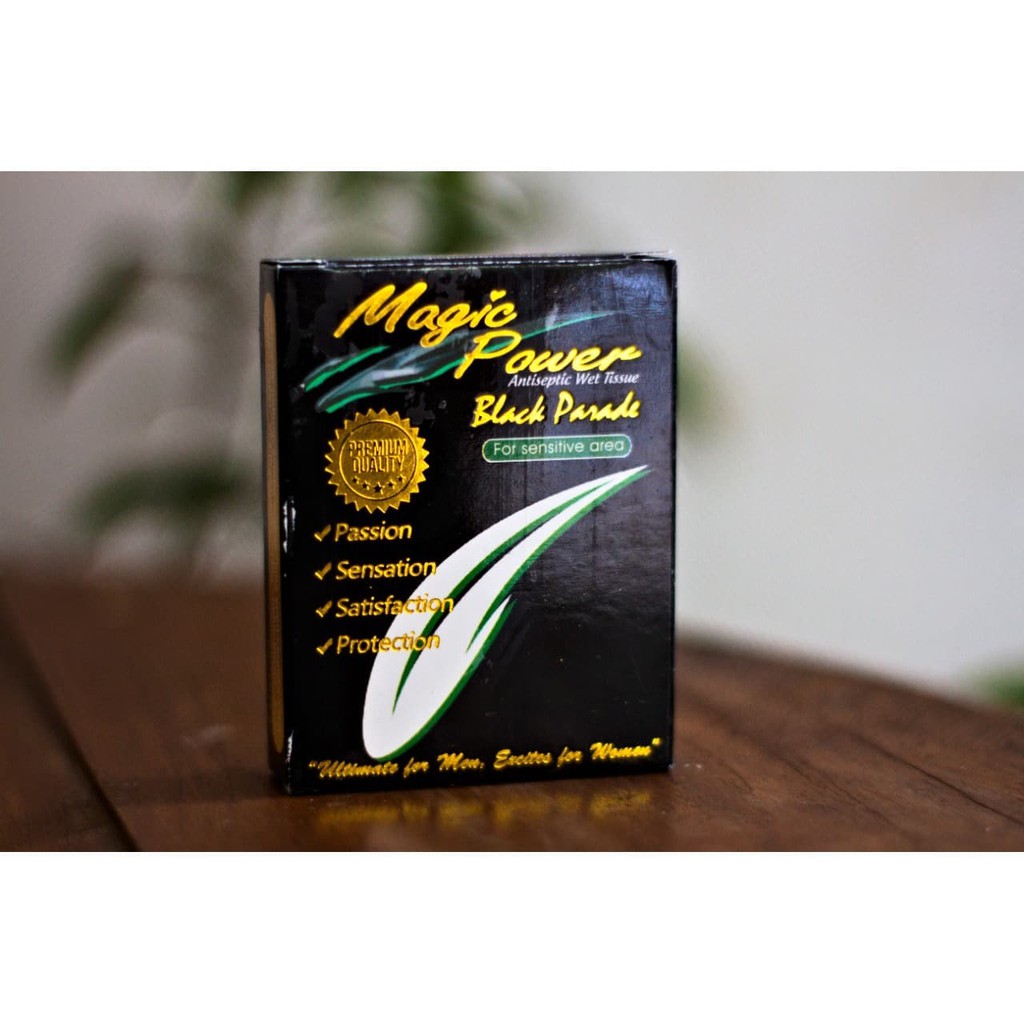 Tissue / Tisu Magic Power Black Parade Hitam Asli Original 1box isi 6