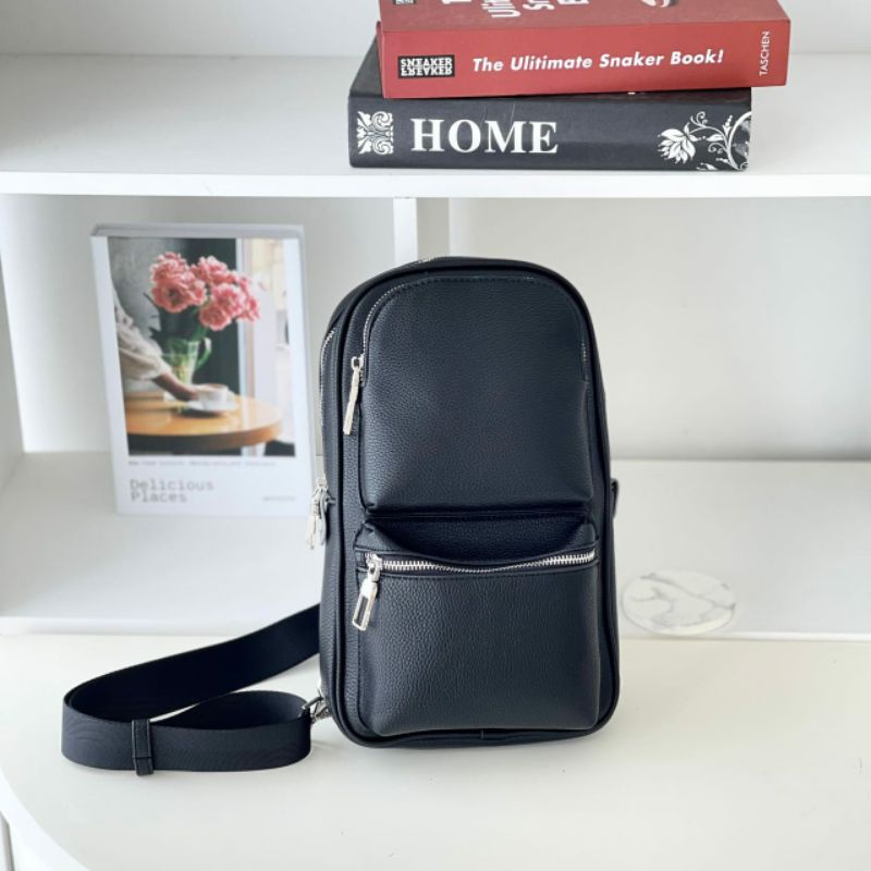 Tas Pria ZR 683 Selempang Sling Bag Waist Bag Tas Kekinian