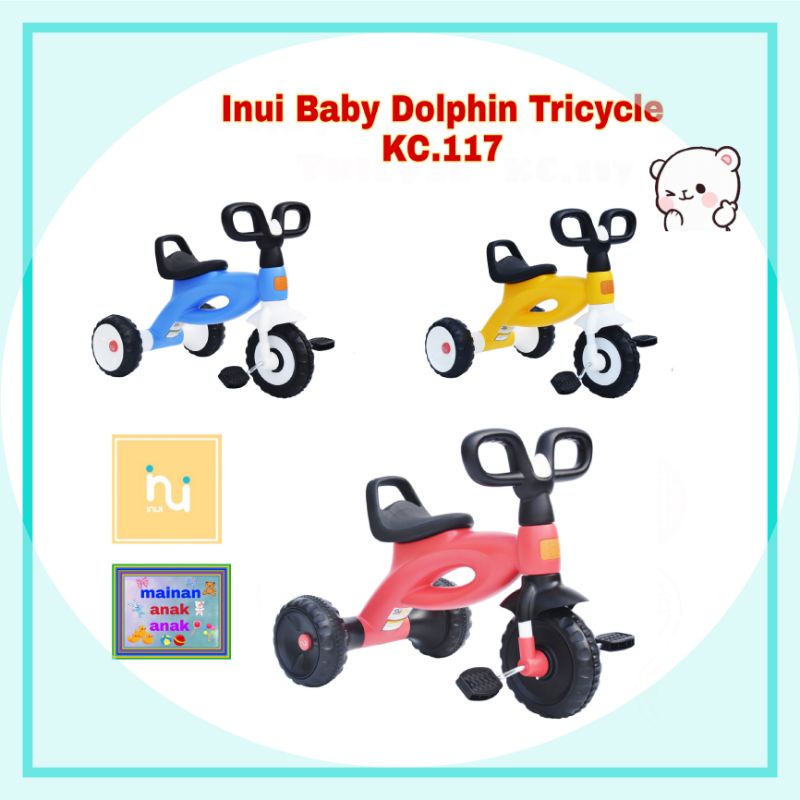 Sepeda Anak Inui Baby Dolphin Tricycle KC.117