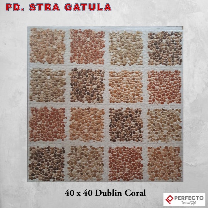 (invoice) Keramik Perfecto 40 x 40 Dublin Teracota / Perfecto Tile 40 x 40 Dublin Teracota / Keramik