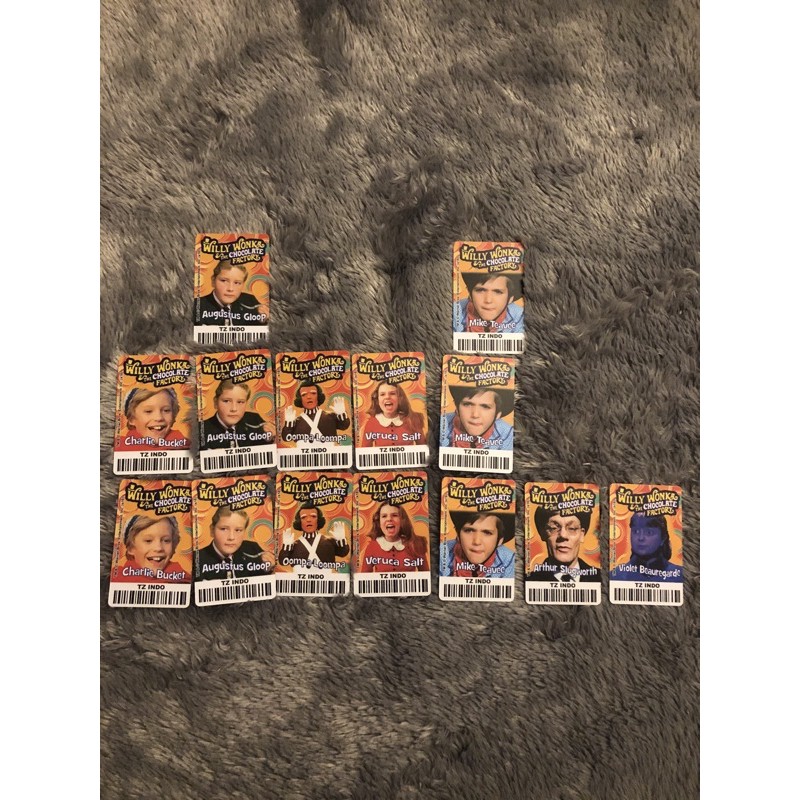 kartu timezone tiket willy wonka