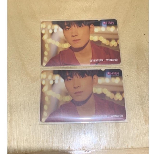 Photocard Wonwoo HMV You Make My Day
