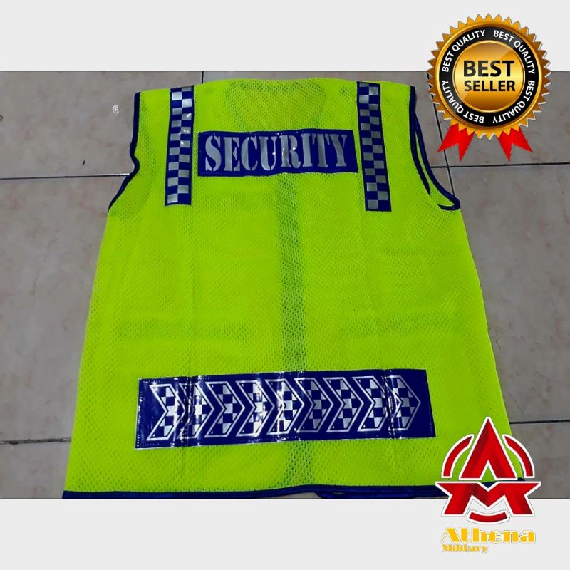 Rompi Jaring Security Biasa l Non Scotlight l Vest Secuirty l Jalan