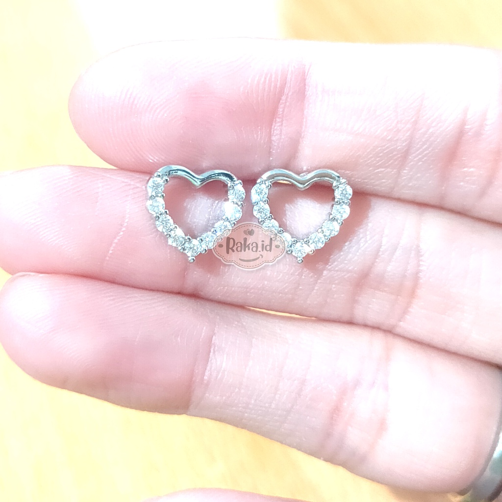 Anting Wanita Anting Tusuk / Stud Love Ring Permata Perhiasan Aksesoris Wanita 1024