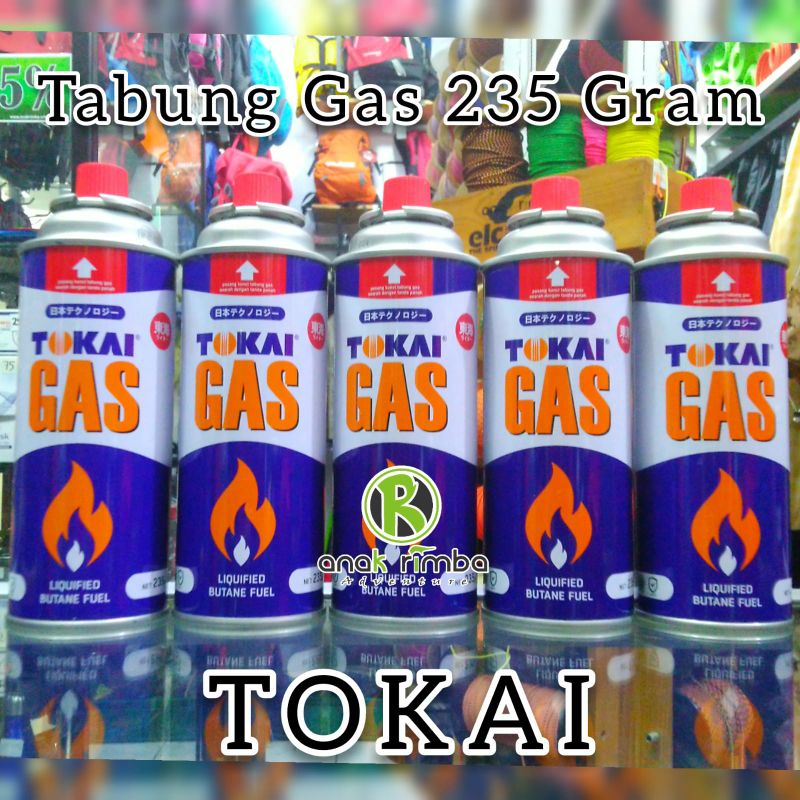 TABUNG GAS MINI 235 GRAM TOKAI TABUNG GAS PILOX