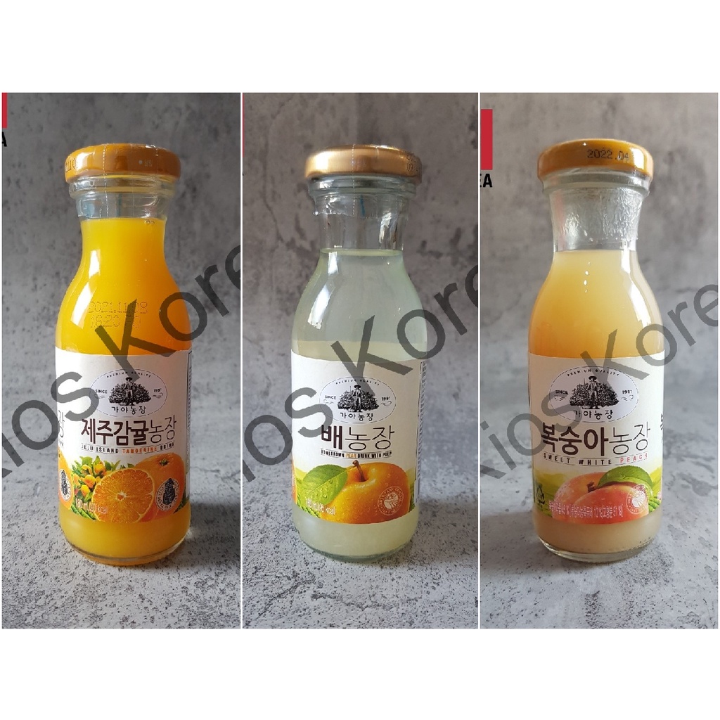 Woongjin Pear Juice 180ml (Gaya Farm) - Minuman Sari Buah Pir - Minuman Korea