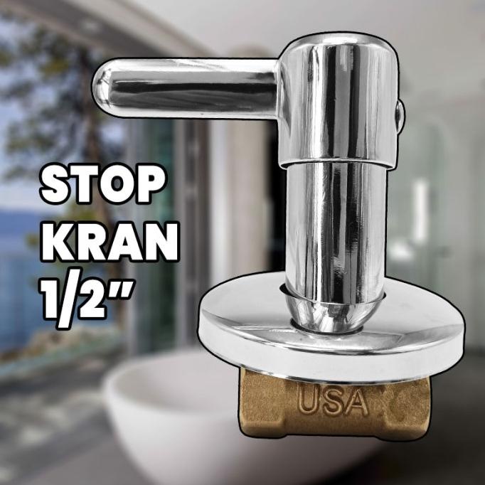 >>>>>] Stop Kran Tanam 1/2 Inc Kran Dinding Kran Air Cabang Kuningan JS-61