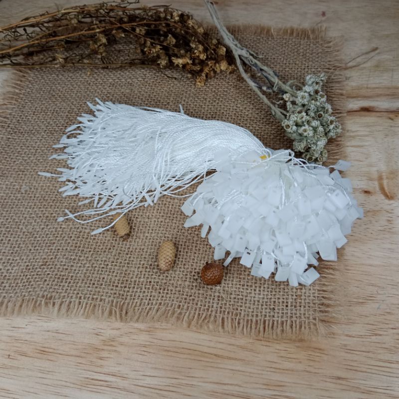 

H7Y Tali Hangtag Benang Hitam/Putih 1000 Pcs Berkualitas