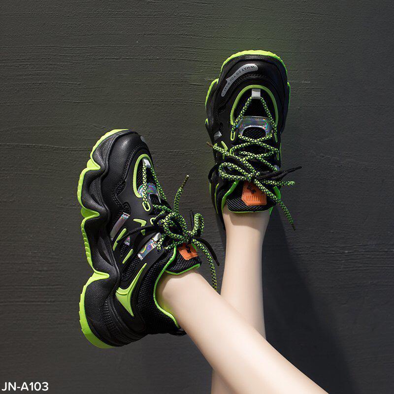 Fashion Wanita Sporty Highsole Sneakers #JN-A103 (SALE)