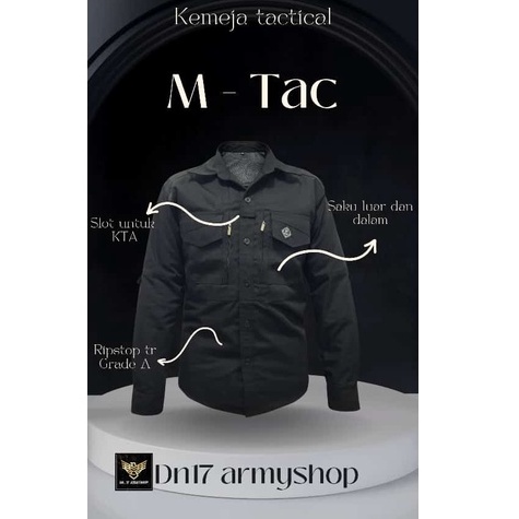 Kemeja M-TAC Tactical / Kemeja Outdoor / Kemeja Panjang M-Tac Ripstop Premium