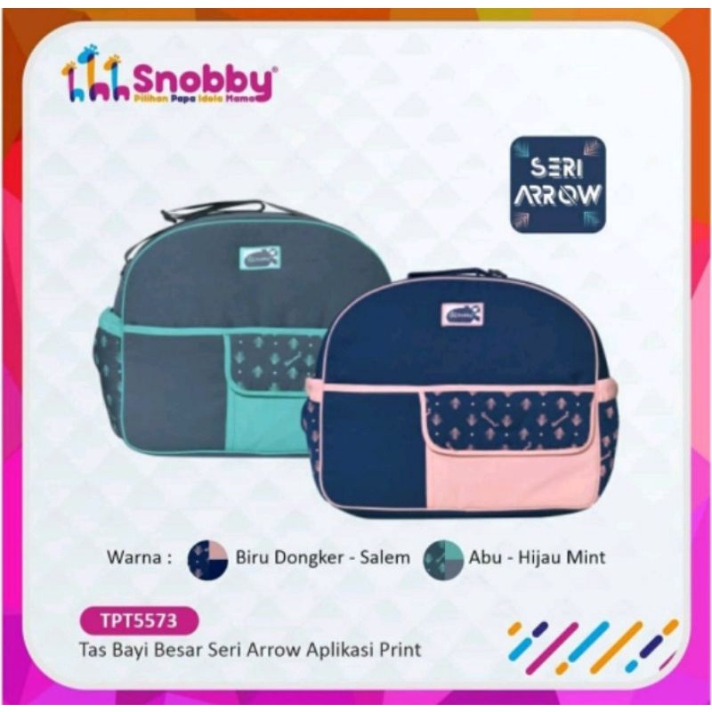 Snobby Tas Bayi Besar Saku Print Arrow Series - TPT 5573