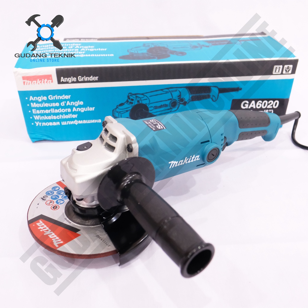 Mesin Gerinda Tangan MAKITA GA6020 6 Inch / Angle Grinder 6&quot; MAKITA GA 6020 Gurinda Tangan MAKITA