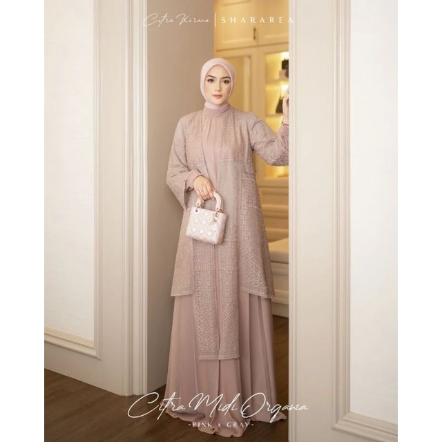 Kirana Series Citra Midi Organza Original by shArarea