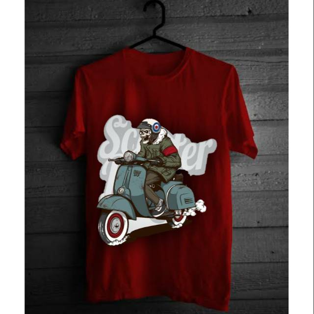 KAOS VESPA SCOOTER / ATASAN KATUN VESPA SCOOTER