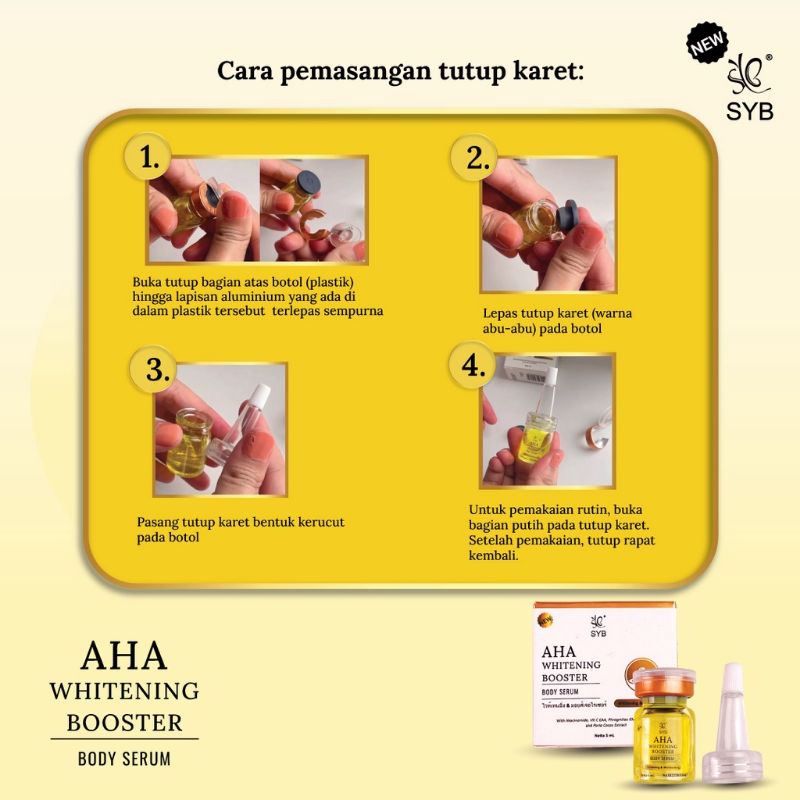 SYB AHA Whitening Booster Body Serum