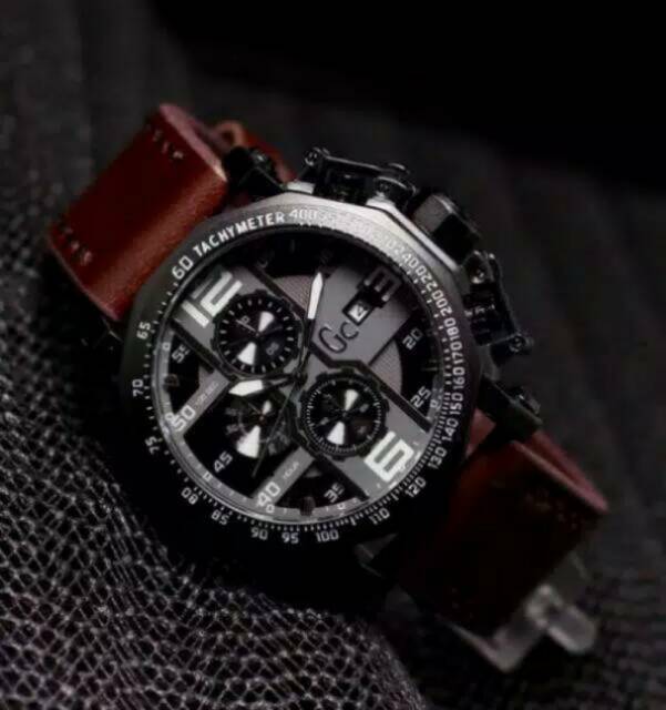 Jam Tangan Pria Gc Chrono+Tanggal Aktif