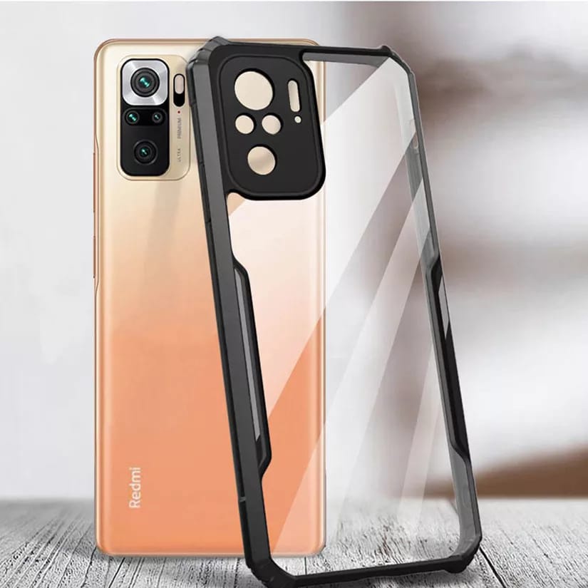 Case Xiaomi Redmi Note 10s / Redmi Note 10 4G Case Fusion Shockproof Armor Slim Transparan