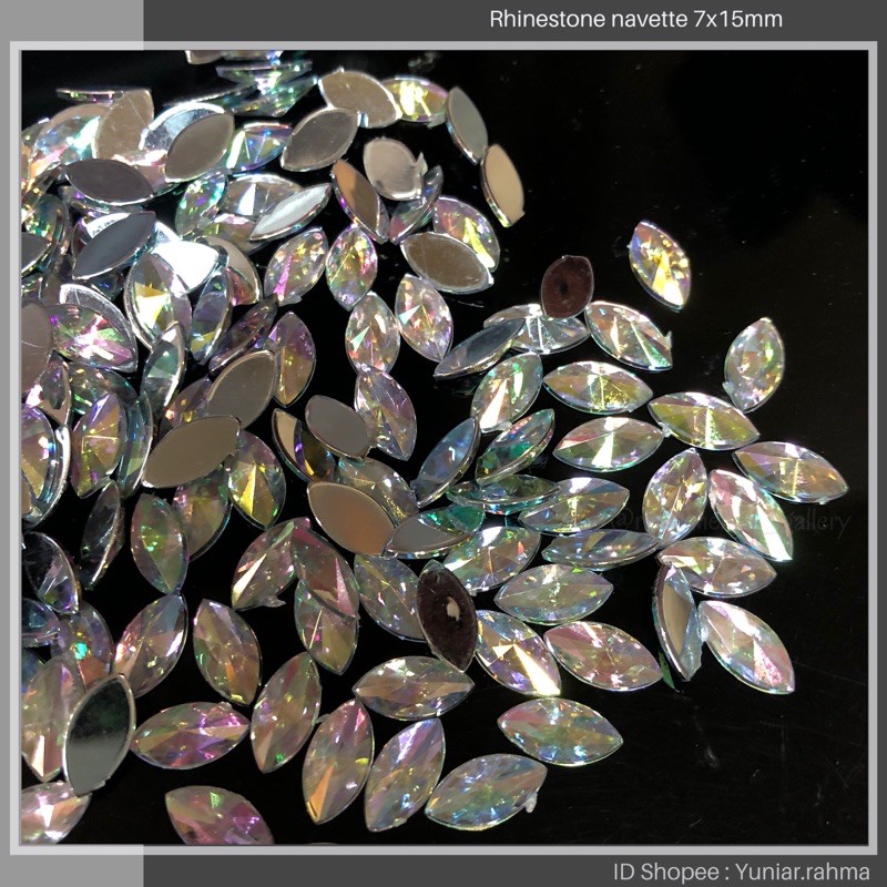 Rhinestone Navette  , rhinestone oval