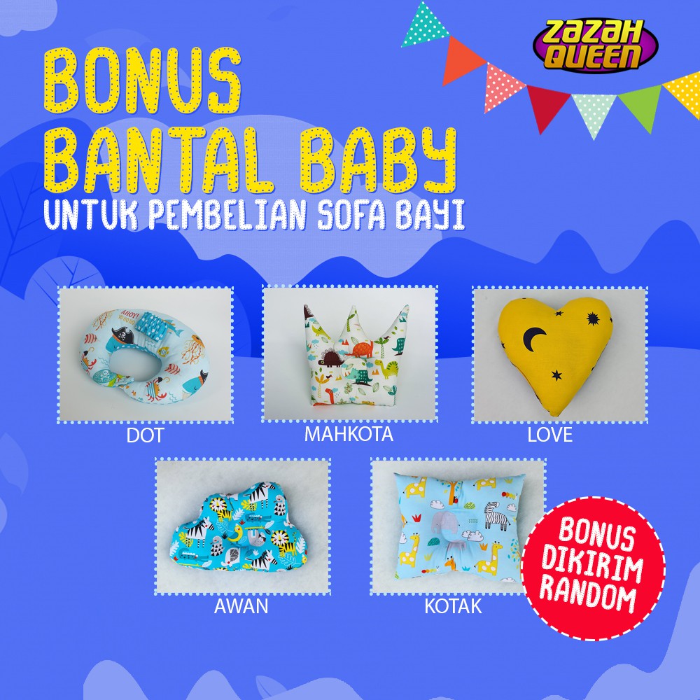 [COD] Sofa Bayi Multifungsi / Kasur Bayi Empuk / Baby Lounger