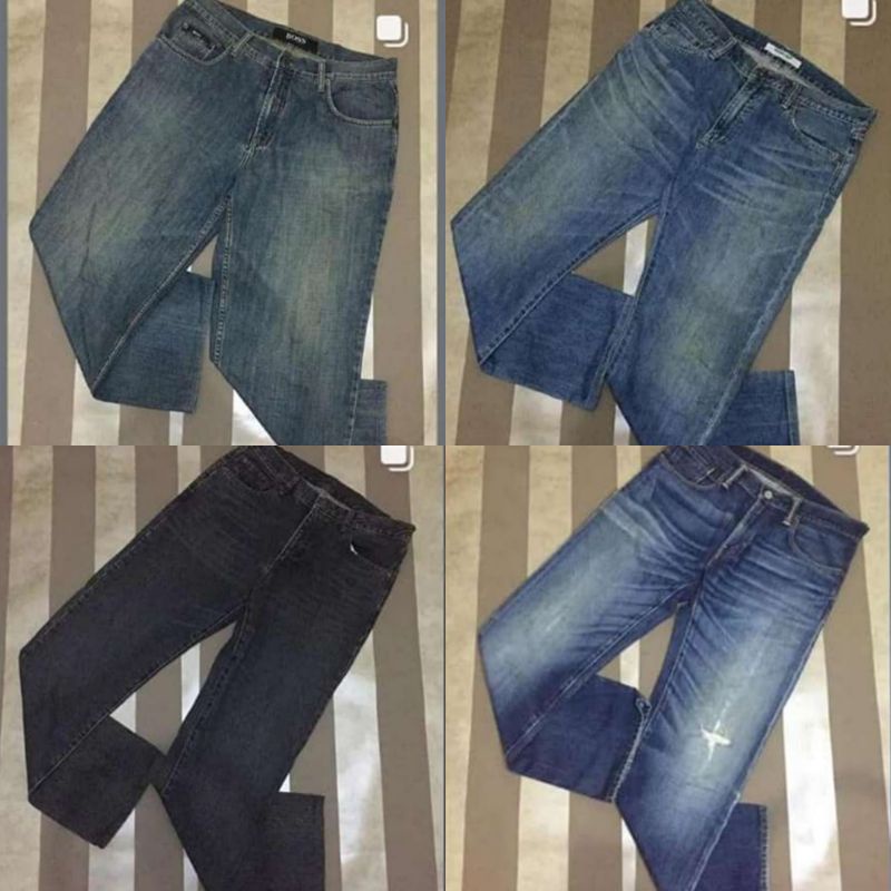 celana jeans second pria