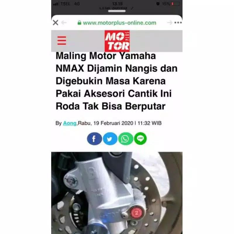 Ze Top Kunci Disc Cakram Kunci Lock Lok Chakram Nmax Nmax New Pcx Aerox Gembok Anti Rampok Maling Merk Ze Top