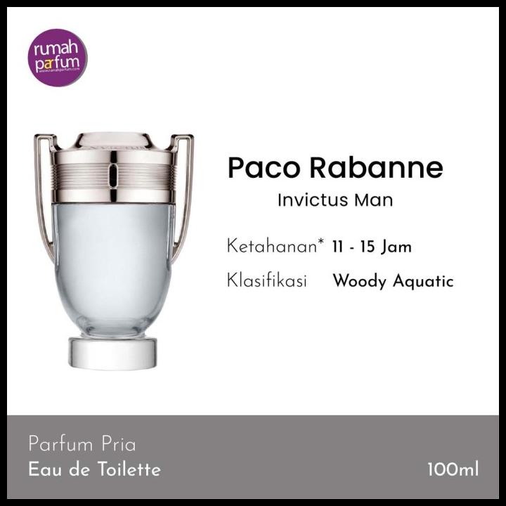 Paco Rabanne Parfum Original Invictus Man Termurah