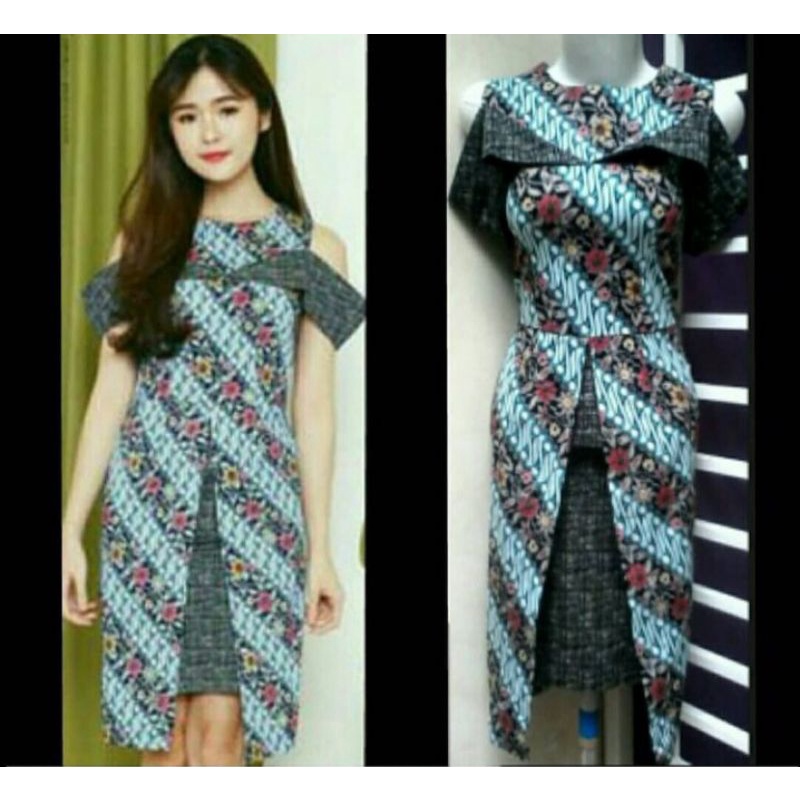 Batik Dress (Beautiful Blue)