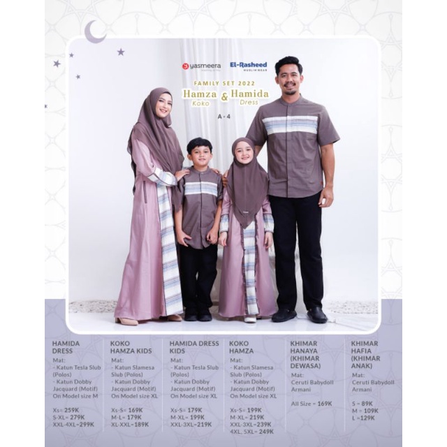 SARIMBIT YASMEERA SERIES A HAMZA HAMIDA (GAMIS IBU)