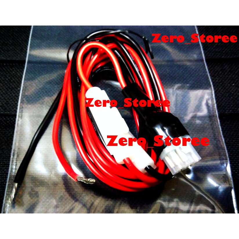 Icom OPC025 Kabel DC 6 Pin IC-718 OPC025A OPC-025A OPC-025D OPC025D Kabel Power 6PIN 718  AKI Cable DC 718 IC718 Aki kabel power hitam merah power supply