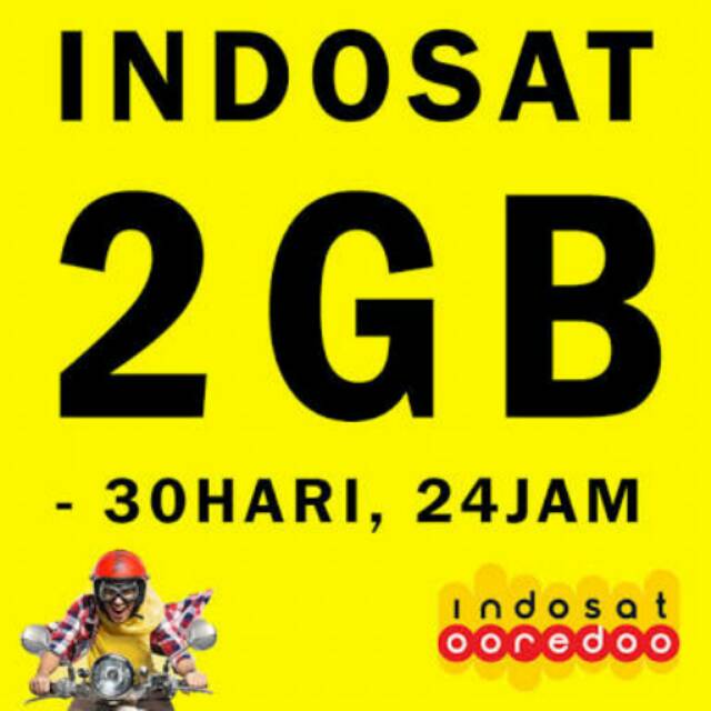 Kuota Data Indosat 2GB 3G + 3GB 4GB