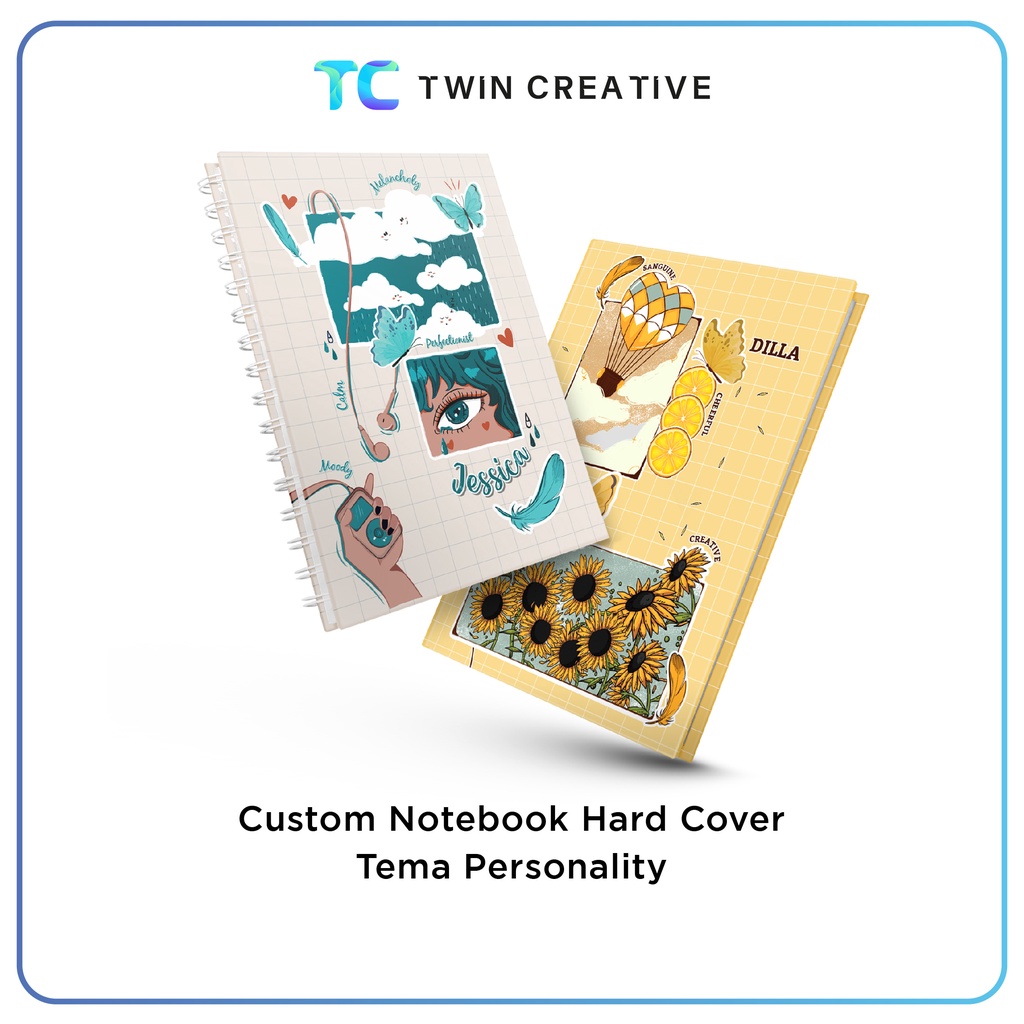 

Cetak Buku Catatan Hard Cover Tema Personality Buku Tulis Agenda Diary - Custom Notebook Personality Edition