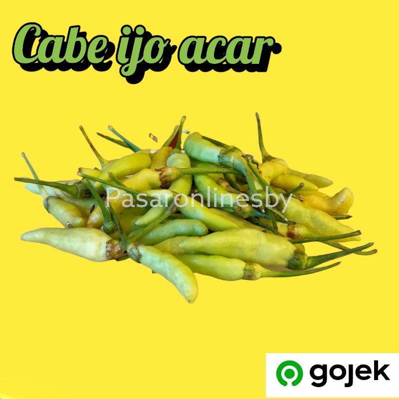 

PASAR GUBENG - Cabe ijo acar / Lombok Acar Hijau