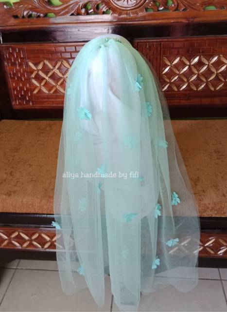 Veil wedding bunga sebar