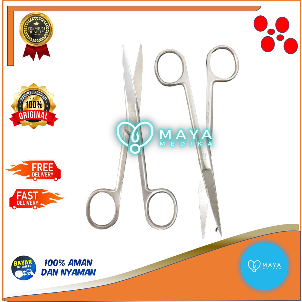 

Gunting Bengkok Tajam-Tajam / MS / 14 cm