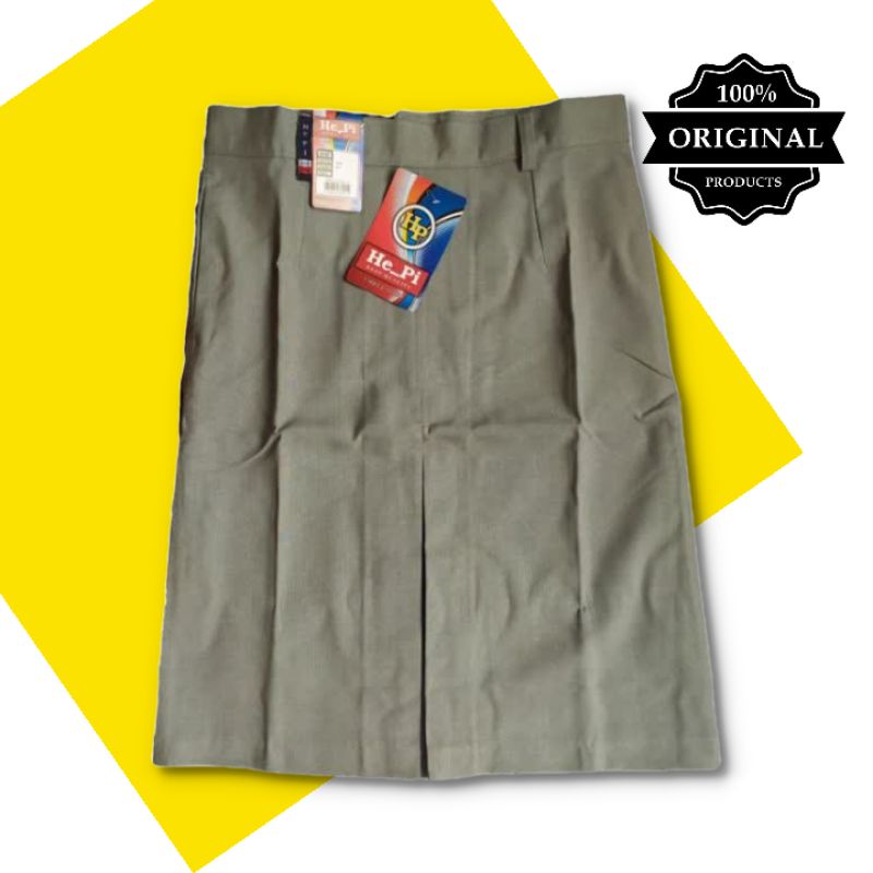 Rok SMA/ SMK span pendek tetrek abu rokok